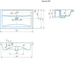 Style Line Тумба с раковиной Мальта 80 подвесная рускеала – фотография-8